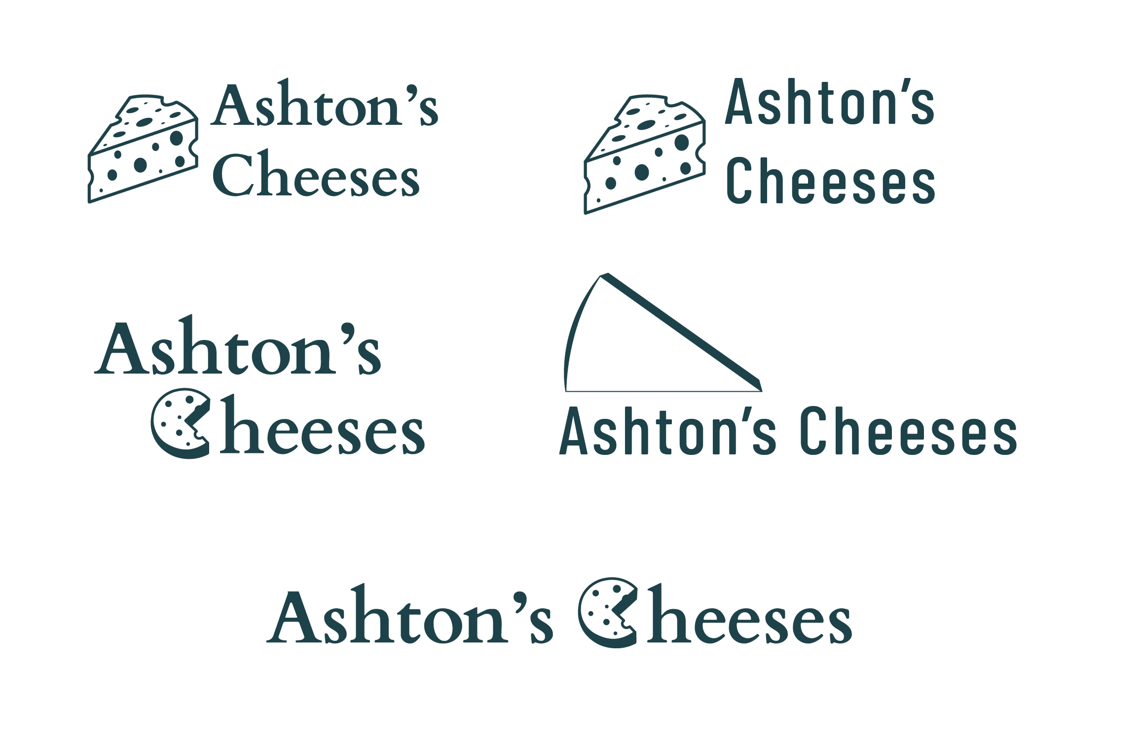 Ashton's Cheeses Logo Exploration