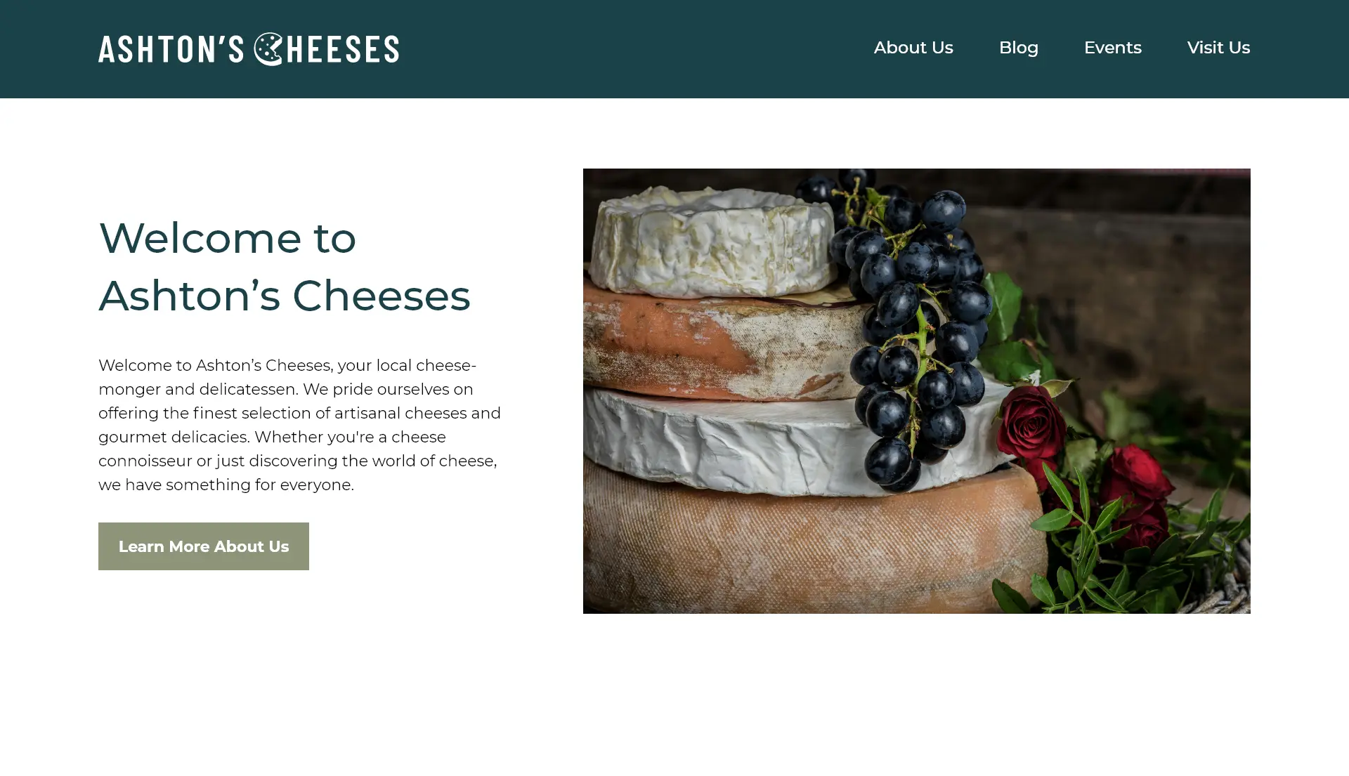 Ashton's Cheeses Visual Layout 1