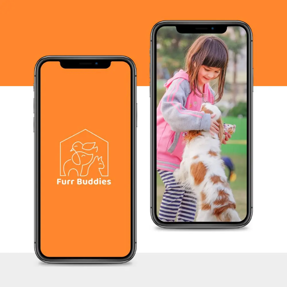 Pet app with logo display