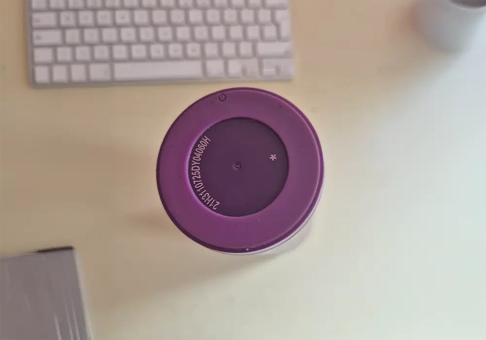 base view of the water bottle